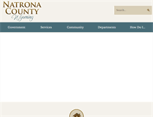 Tablet Screenshot of natrona.net